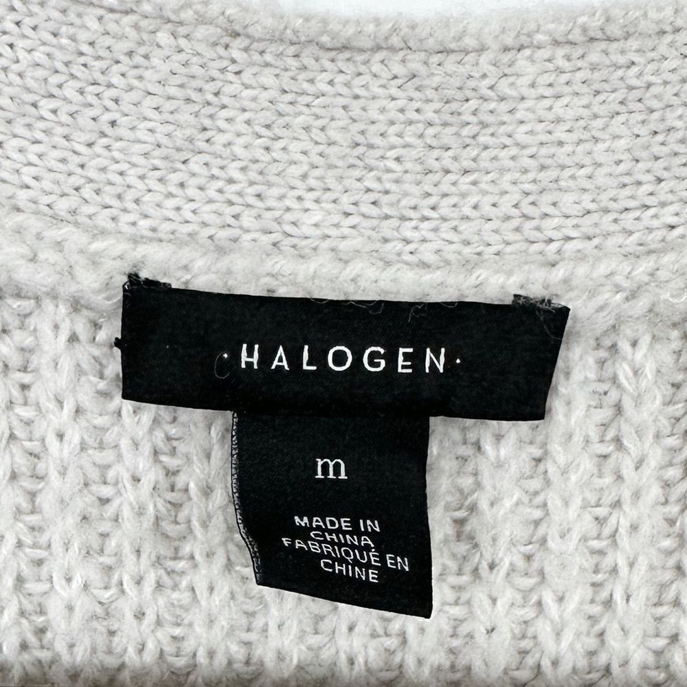 Halogen Long Open Front Cardigan Size Medium - Picture 8 of 9